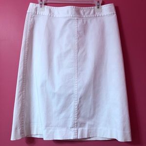 Banana Republic white skirt